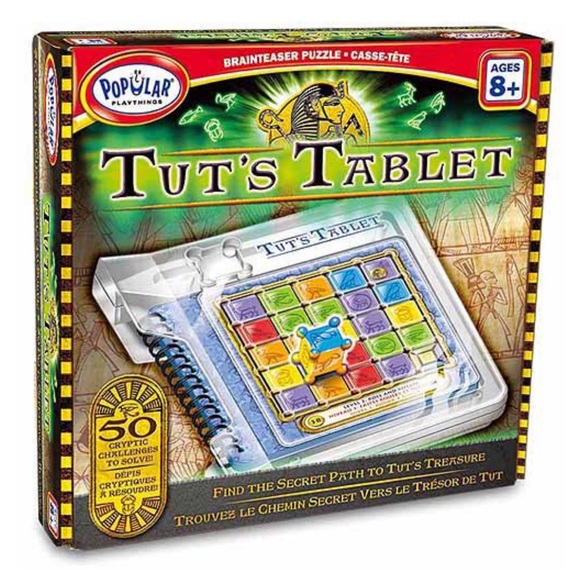 Tut’s Tablet Brainteaser Puzzle Game 50 Cryptic Challenges to Solve - Picture 2 of 5